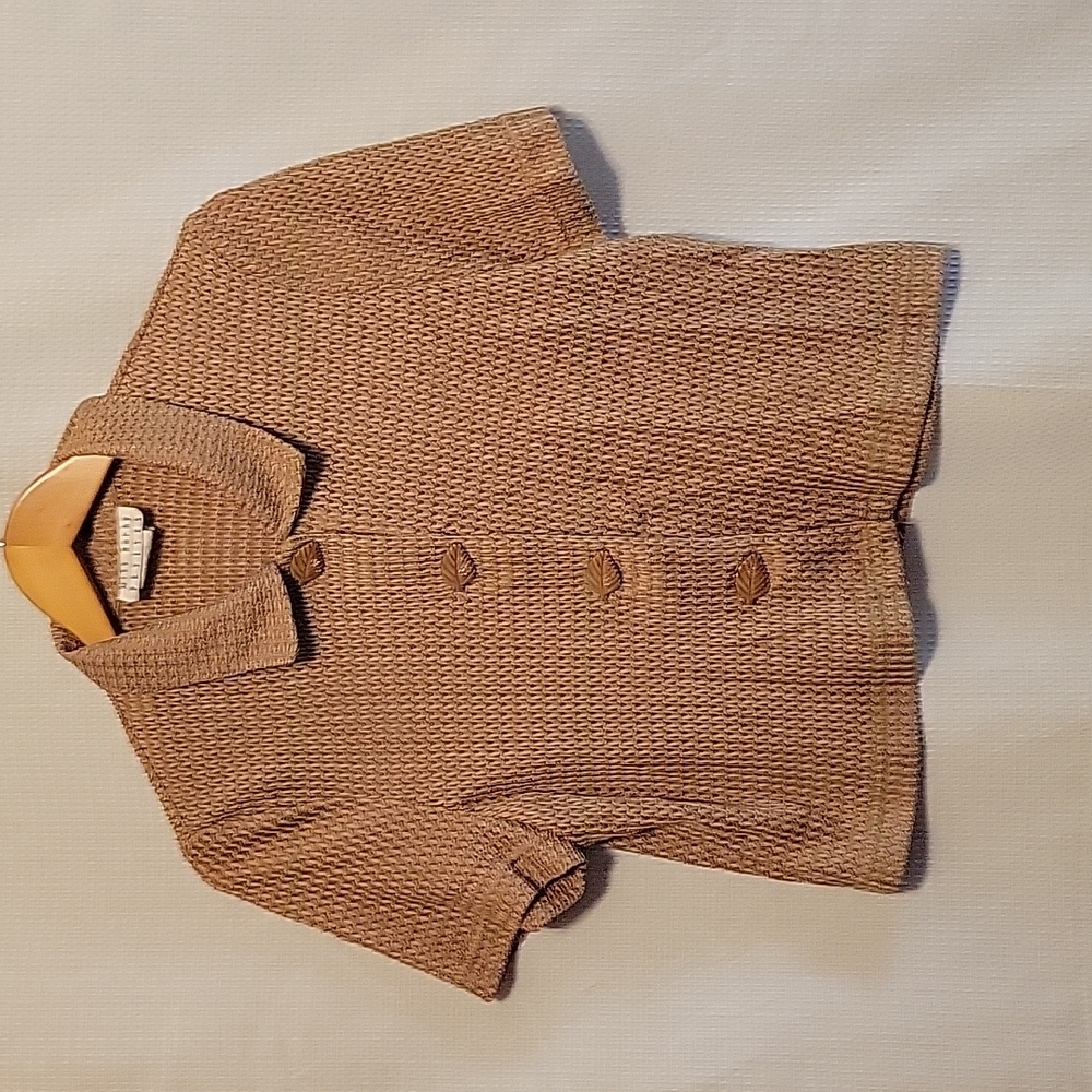 Miss Dorby Petites Leaf Button Top